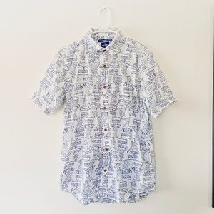 Old Navy Hula Girl Button Down